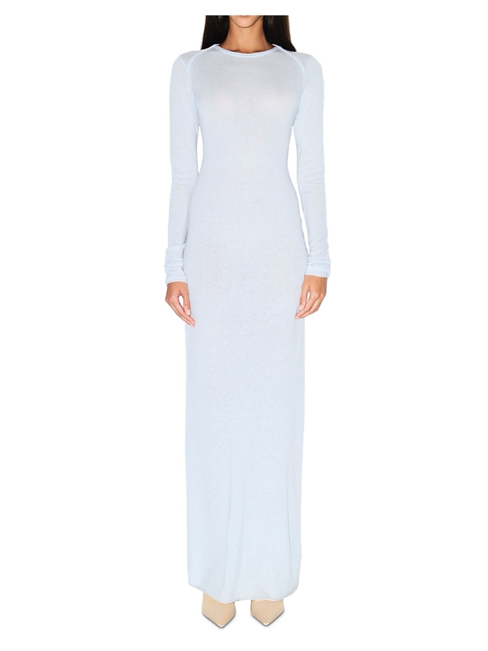 SKIMS Cashmere Featherweight Long Sleeve Maxi Dress (Size: L)